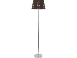 Outlet AKUNADECOR Lampara De Pie De Salon Celaya 1xe27 Marron De . Marru00f3n