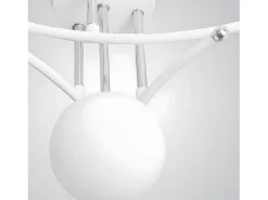 AKUNADECOR Lámpara Suspendida-Lampara La Habana 4xg9 /cromo 59x59x25 Cm Blanco