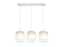 Online AKUNADECOR Lampara Lineal /natural Mmodelo Kandy 3 Luces Regulable Blanco