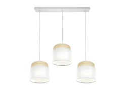 Online AKUNADECOR Lampara Lineal /natural Mmodelo Kandy 3 Luces Regulable Blanco