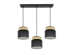 Online AKUNADECOR Lampara Lineal Modelo Kandy 3 Luces Natural/ Negro