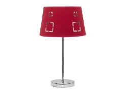 AKUNADECOR Lampara Sobremesa Celaya 1xe14 De . Rojo Sale