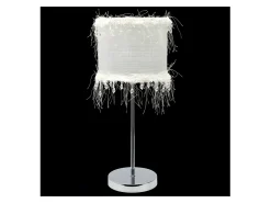 AKUNADECOR Lámpara De Mesa-Lampara Sobremesa Hilos 1xe27 De . Blanco