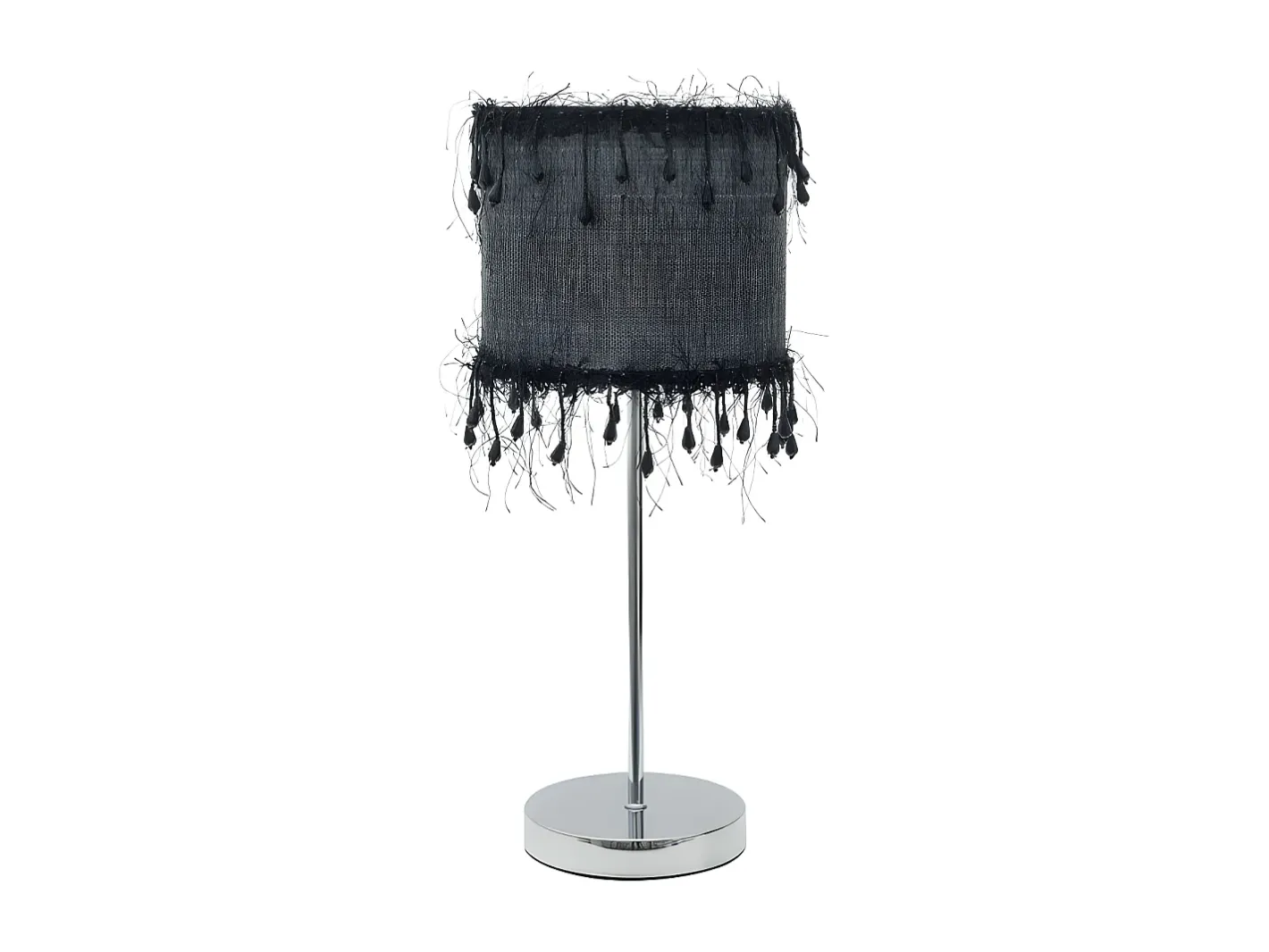 AKUNADECOR Lampara Sobremesa Hilos 1xe27 De . Negro Best