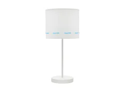 AKUNADECOR Lámpara De Mesa-Lampara Sobremesa Trazos 1xe14 Celeste 17d De . Blanco