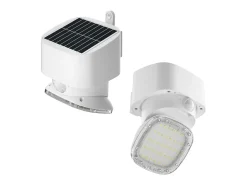 Iluminación Exterior-LED solar multifuncional/ajustable 2000lm IP65 Negro