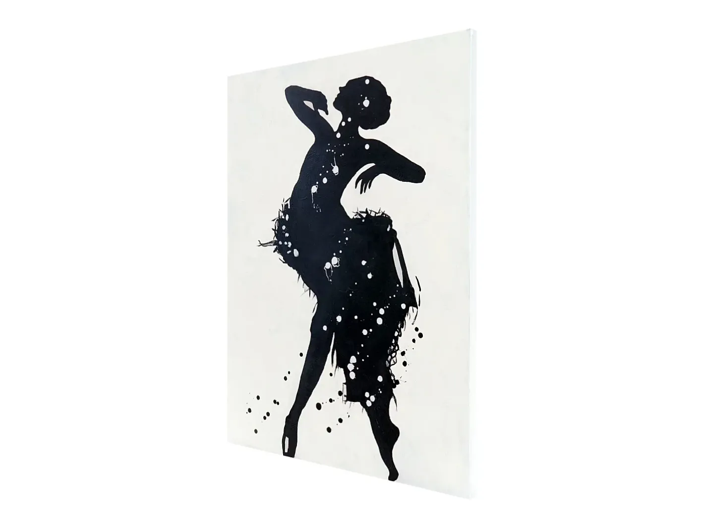 MCW Cuadro-Óleo bailarina pintado a mano Multicolor
