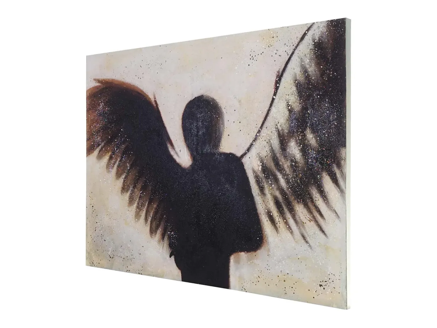 MCW Óleo ángel pintado a mano Multicolor Discount