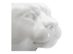 Leopardo sentado cm 27x38x74 Blanco Clearance