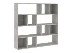 Discount Librería/Separador de ambientes Hormigón 105x24x102 cm Gris
