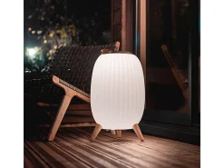 Linterna portátil musical EZIlight® Ambiant XL Altavoz Bluetooth Waterproof IP65 100W - Blanco