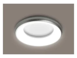 New Lámapra de techo FRED estilo moderno - D. 40 cm - circular - LED SMD 35W - 2940 Y 3K - 120º Y 125º - IP40 - aluminio y policarbonato opal - Blanco