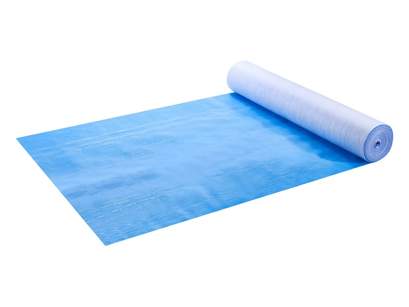 Lámina Protectora para Alfombras SucceBuy, 101 x 2560 cm, Easy Cut Floor Shield, Compatible con Toda una Gama de Materiales para Alfombras Azul