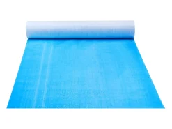Lámina Protectora para Alfombras SucceBuy, 101 x 2560 cm, Easy Cut Floor Shield, Compatible con Toda una Gama de Materiales para Alfombras Azul