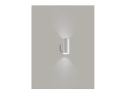 Aplique Para Pared-Lámpara cilíndrica de exterior para 2gu10 6530 Perenz Blanco