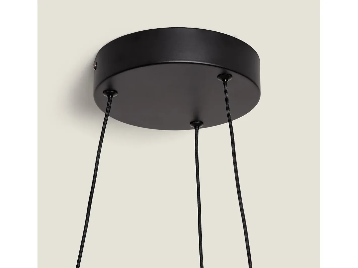 Ledkia Lámpara Suspendida-Lámpara Colgante acústica LED 24W Fieltro CCT Seleccionable Lezhan Gris