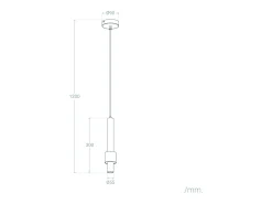 Ledkia Lámpara Suspendida-Lámpara Colgante Aluminio Dakari Negro Multicolor