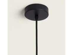 Ledkia Lámpara Suspendida-Lámpara Colgante Aluminio Aritz 1 Foco Negro