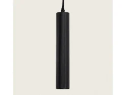Ledkia Lámpara Suspendida-Lámpara Colgante Aluminio Aritz 4 Focos Negro