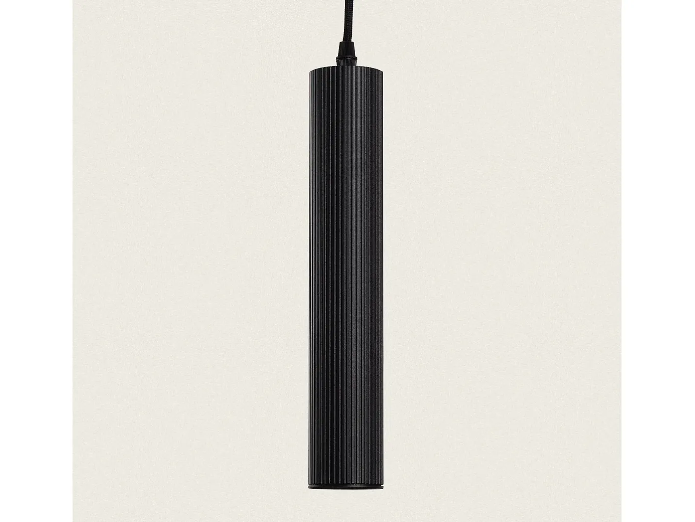 Ledkia Lámpara Suspendida-Lámpara Colgante Aluminio Aritz 4 Focos Negro