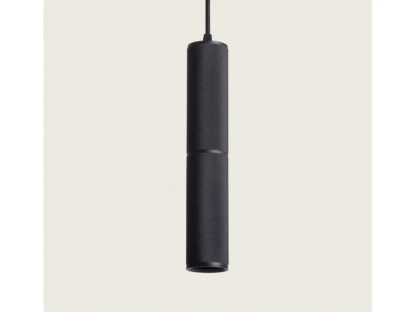 Ledkia Lámpara Suspendida-Lámpara Colgante Aluminio Breixo 4 Focos Negro Multicolor