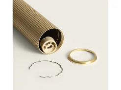 Ledkia Lámpara Suspendida-Lámpara Colgante Aluminio Aritz 4 Focos Dorado