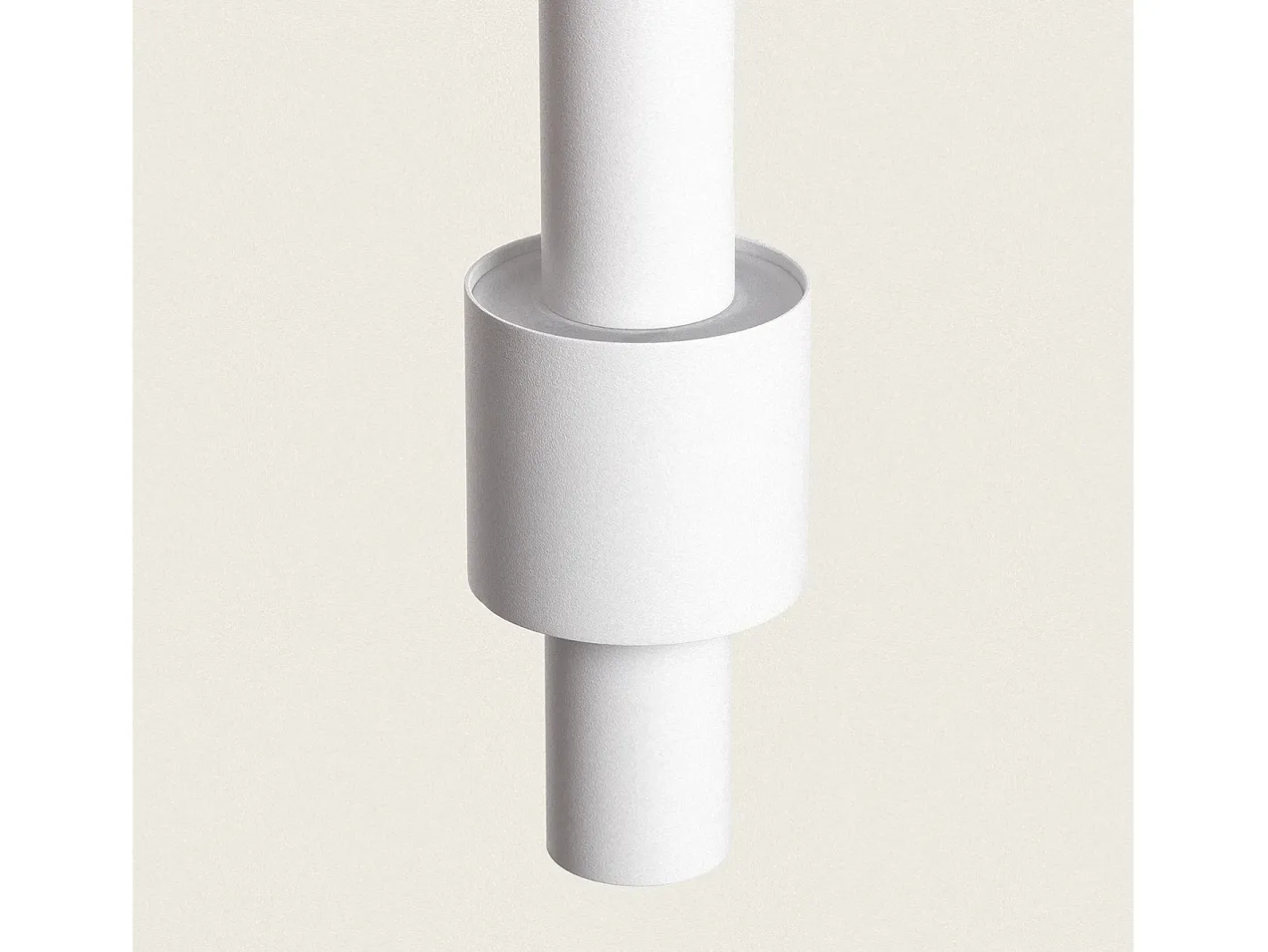 Outlet Ledkia Lámpara Colgante Aluminio Dakari Blanco Multicolor