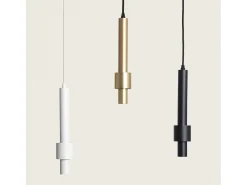 Outlet Ledkia Lámpara Colgante Aluminio Dakari Blanco Multicolor