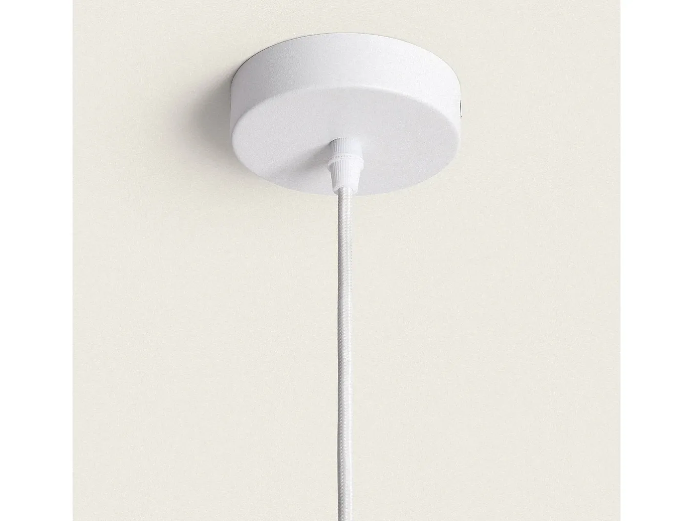 Outlet Ledkia Lámpara Colgante Aluminio Dakari Blanco Multicolor
