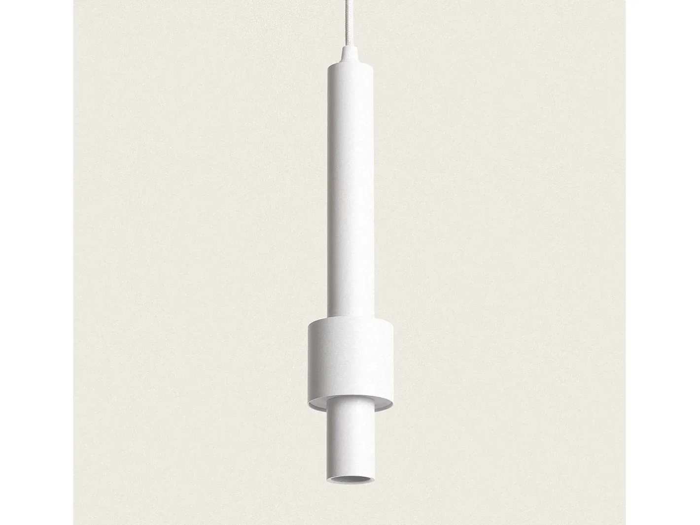 Outlet Ledkia Lámpara Colgante Aluminio Dakari Blanco Multicolor