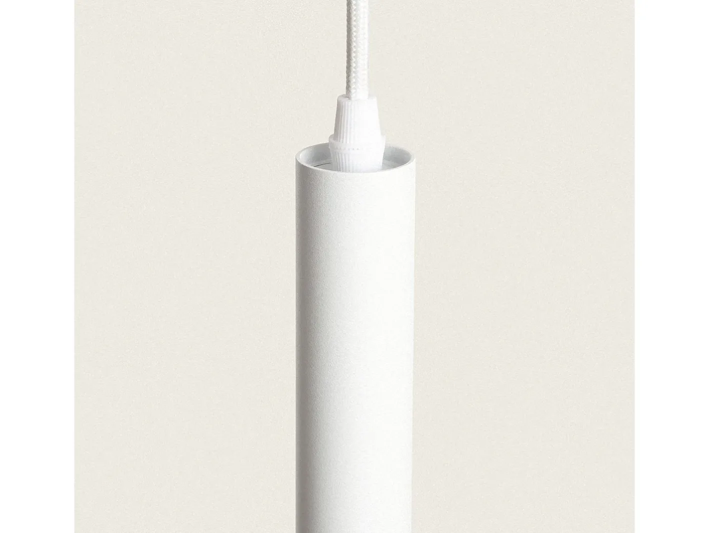 Outlet Ledkia Lámpara Colgante Aluminio Dakari Blanco Multicolor