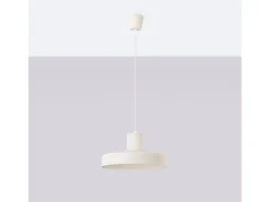 Sollux Lighting Lámpara Colgante Bilo Moderno De Acero - 1 Fuentes Luminosas - L.35 X A.120 Cm - Beige Clearance