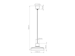 Sollux Lighting Lámpara Colgante Bilo Moderno De Acero - 1 Fuentes Luminosas - L.35 X A.120 Cm - Beige Clearance