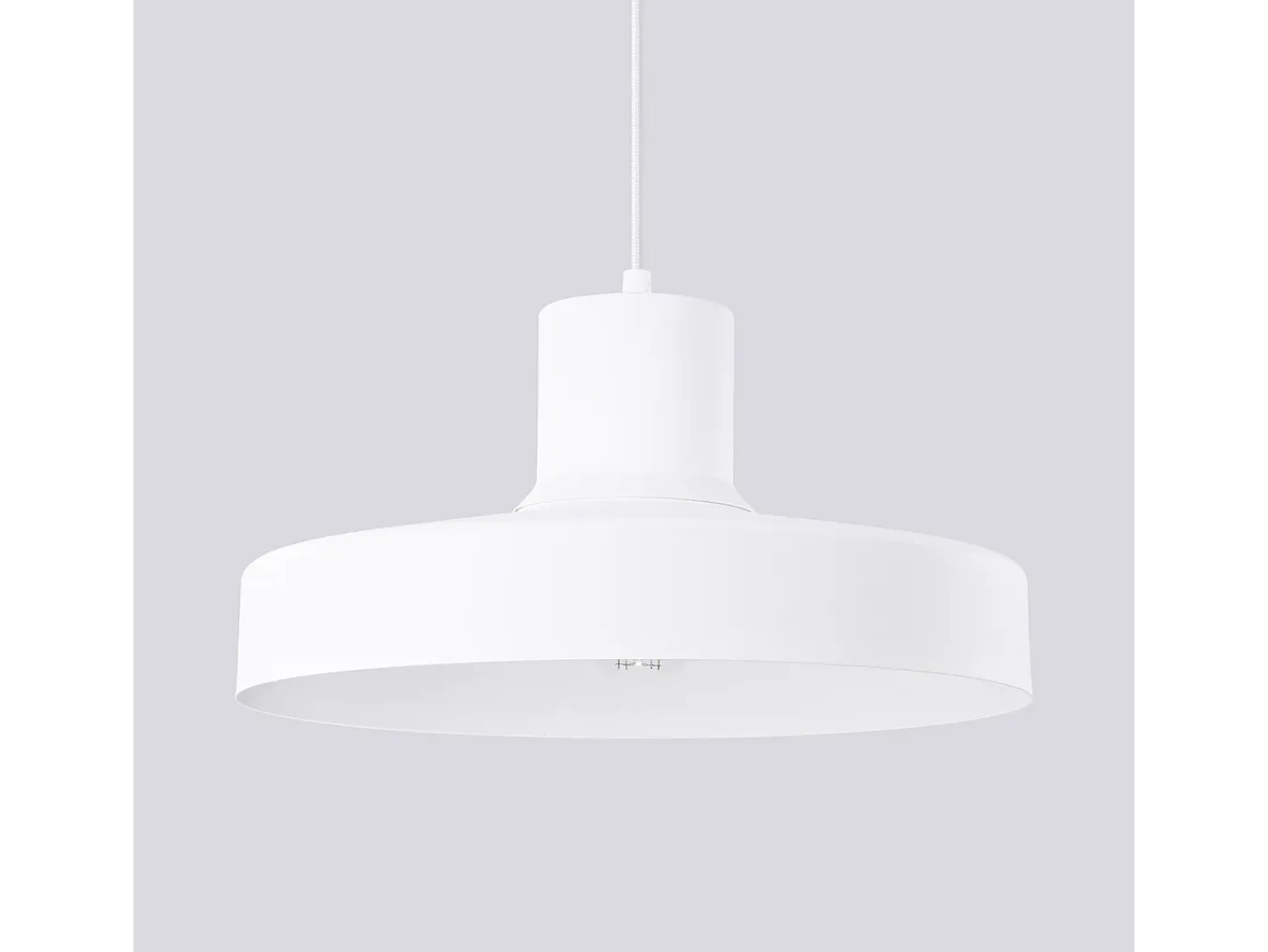 Sollux Lighting Lámpara Colgante Bilo Moderno De Acero - 1 Fuentes Luminosas - L.35 X A.120 Cm - Blanco Sale
