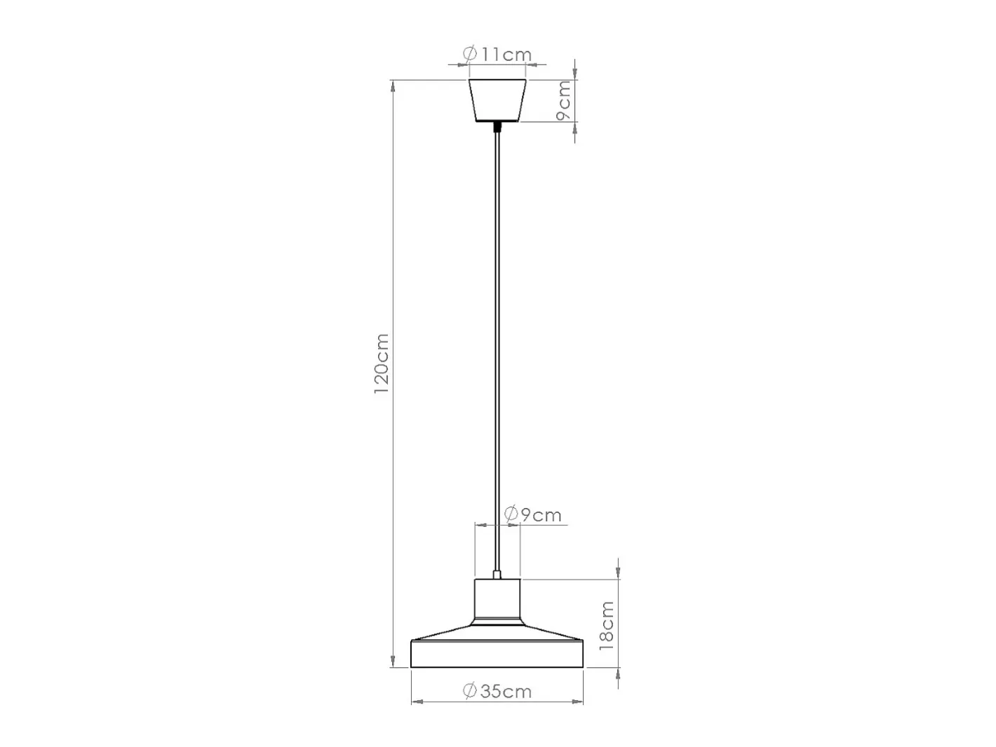 Sollux Lighting Lámpara Colgante Bilo Moderno De Acero - 1 Fuentes Luminosas - L.35 X A.120 Cm - Blanco Sale