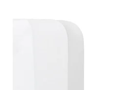 Atmosphera Lámpara colgante blanca de algodón y acero Blanco Discount