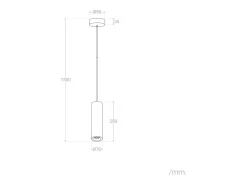Discount Ledkia Lámpara Colgante Cemento Padang Rojo