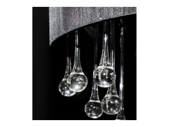Lámpara colgante con 85 cristales s ES920643 Negro Discount