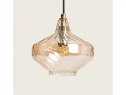 Ledkia Lámpara Colgante Cristal Blas Ámbar Multicolor Online