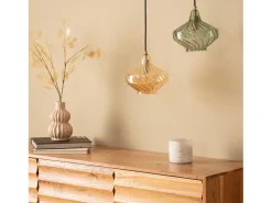 Ledkia Lámpara Colgante Cristal Blas Ámbar Multicolor Online