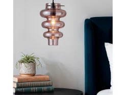 Ledkia Lámpara Colgante Cristal Telder Rosa Sale