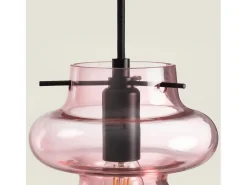 Ledkia Lámpara Colgante Cristal Telder Rosa Sale