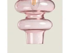 Ledkia Lámpara Colgante Cristal Telder Rosa Sale