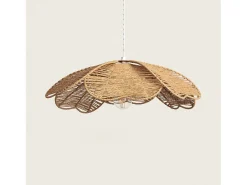 Ledkia Lámpara Suspendida-Lámpara Colgante Cuerda Giay Marrón Multicolor