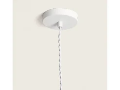 Ledkia Lámpara Suspendida-Lámpara Colgante Cuerda Giay Marrón Multicolor
