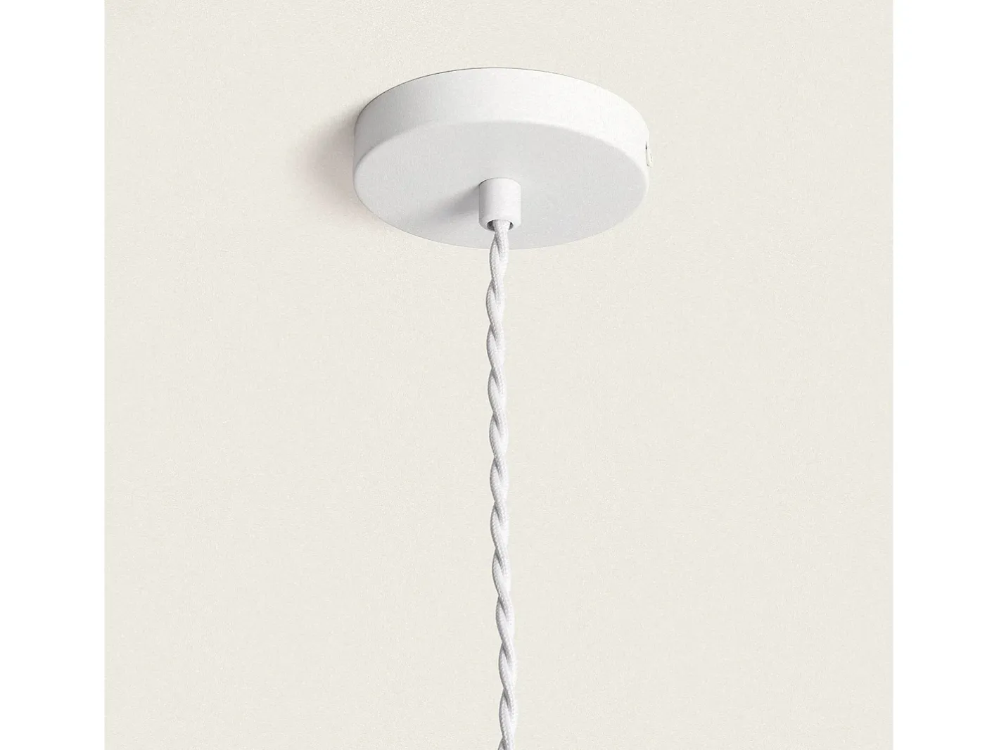 Ledkia Lámpara Suspendida-Lámpara Colgante Cuerda Giay Marrón Multicolor