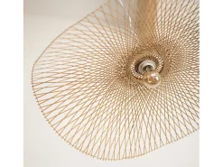 Online Rendez-Vous Déco Lámpara colgante D75 cm en bambú - Jipi Blanco