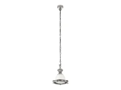 Hot Lámpara colgante de aluminio 24x24x137 cm ES687696 Plateado
