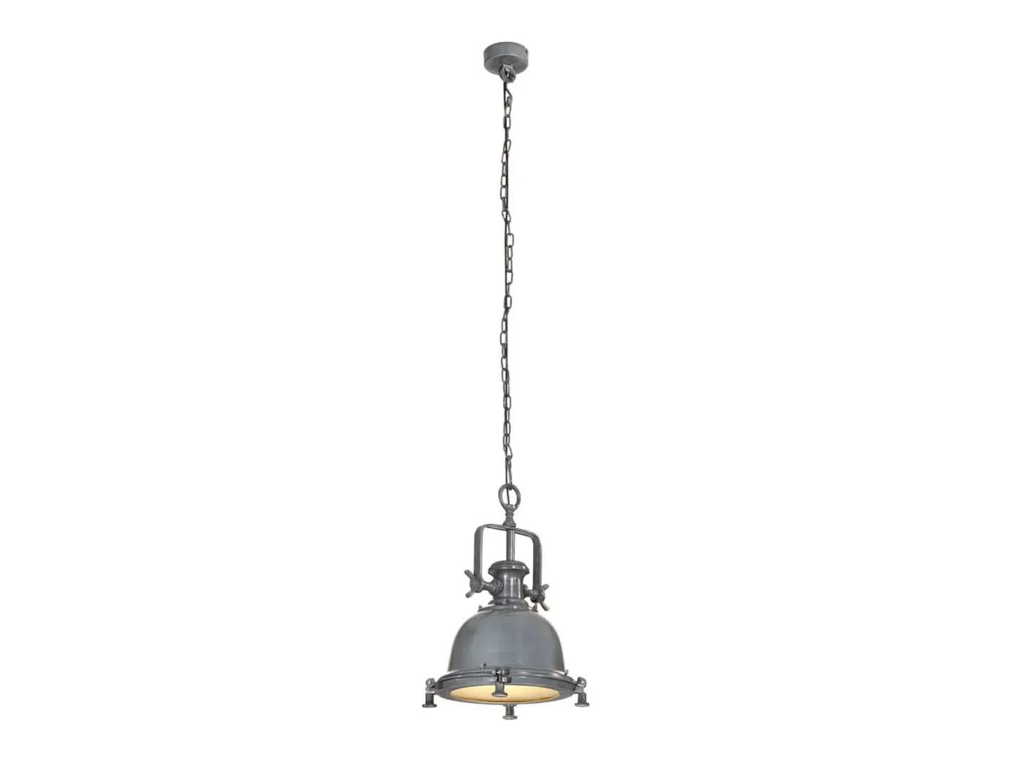 Discount Lámpara colgante de aluminio 34x34x146 cm ES919498 Gris