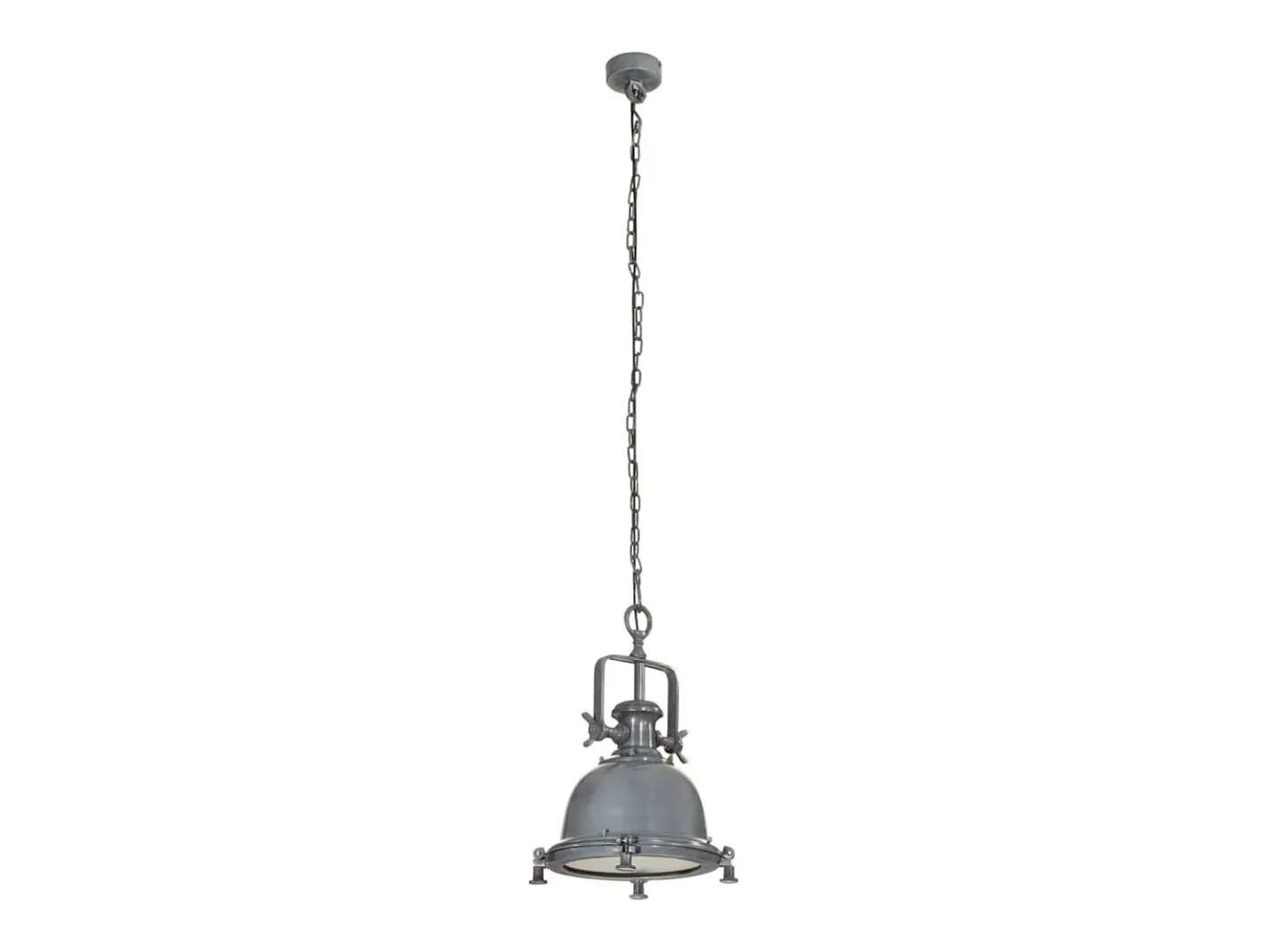 Discount Lámpara colgante de aluminio 34x34x146 cm ES919498 Gris
